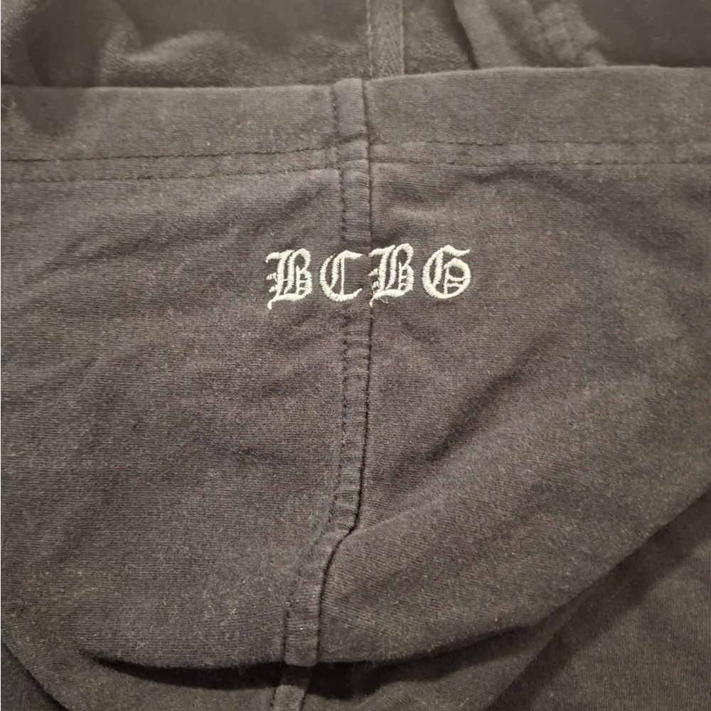 BCBG Black Embellished Bomber Jacket - Picture 5 of 8